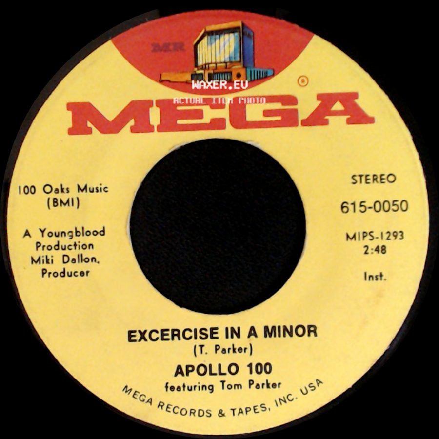 Apollo 100 Featuring Tom Parker - Joy / Excercise In A Minor side B