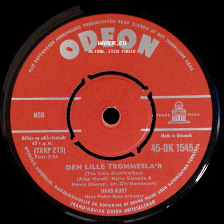 Hans Kurt & Susanne / Hans Kurt - Far Elsker Mor (Papa Aime Maman) / Den Lille Trommesla'r (The Little Drummerboy) side B