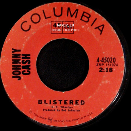 Johnny Cash - See Ruby Fall / Blistered side B