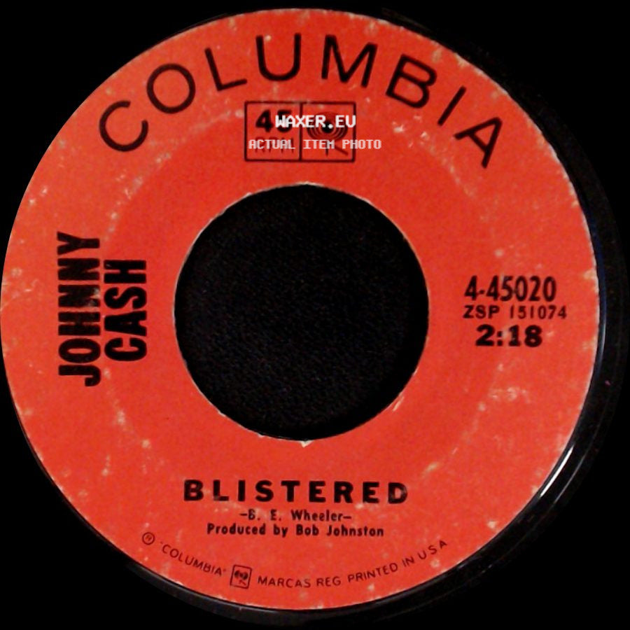 Johnny Cash - See Ruby Fall / Blistered side B