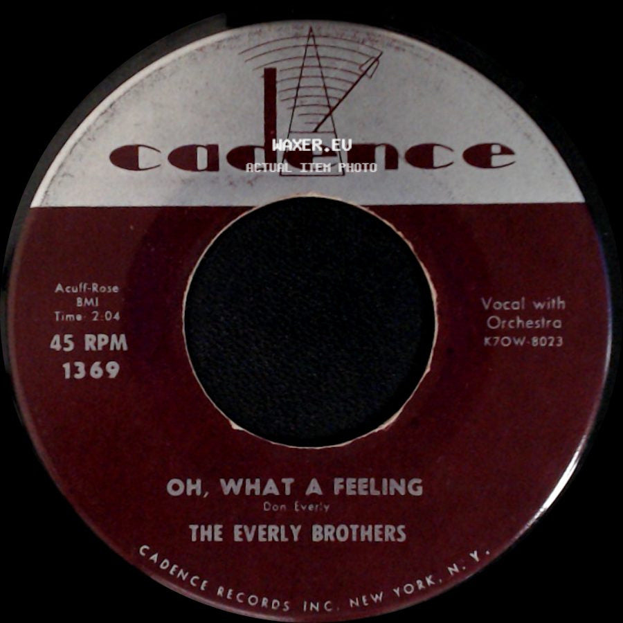 The Everly Brothers - '('til) I Kissed You / Oh, What A Feeling side B