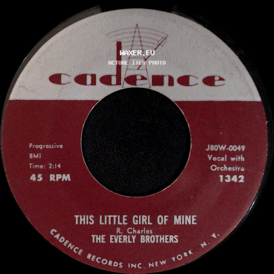 The Everly Brothers - This Little Girl Of Mine / Should We Tell Him side A