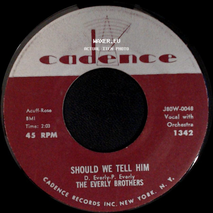 The Everly Brothers - This Little Girl Of Mine / Should We Tell Him side B