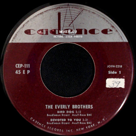 The Everly Brothers - Unknown Title A / All I Have To Do Is Dream / Claudette side A