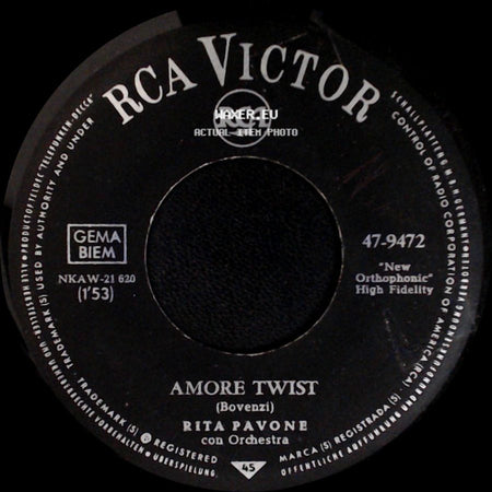 Rita Pavone - Amore Twist / Cuore side A
