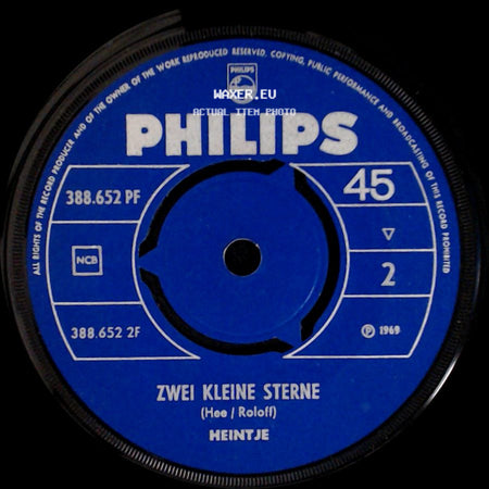 Heintje - Mama / Zwei Kleine Sterne side B