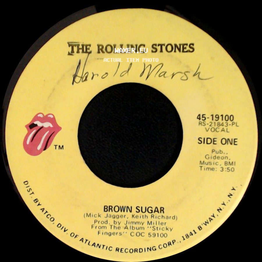 The Rolling Stones - Brown Sugar / Bitch side A