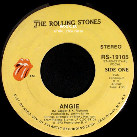 The Rolling Stones - Angie / Silver Train side A