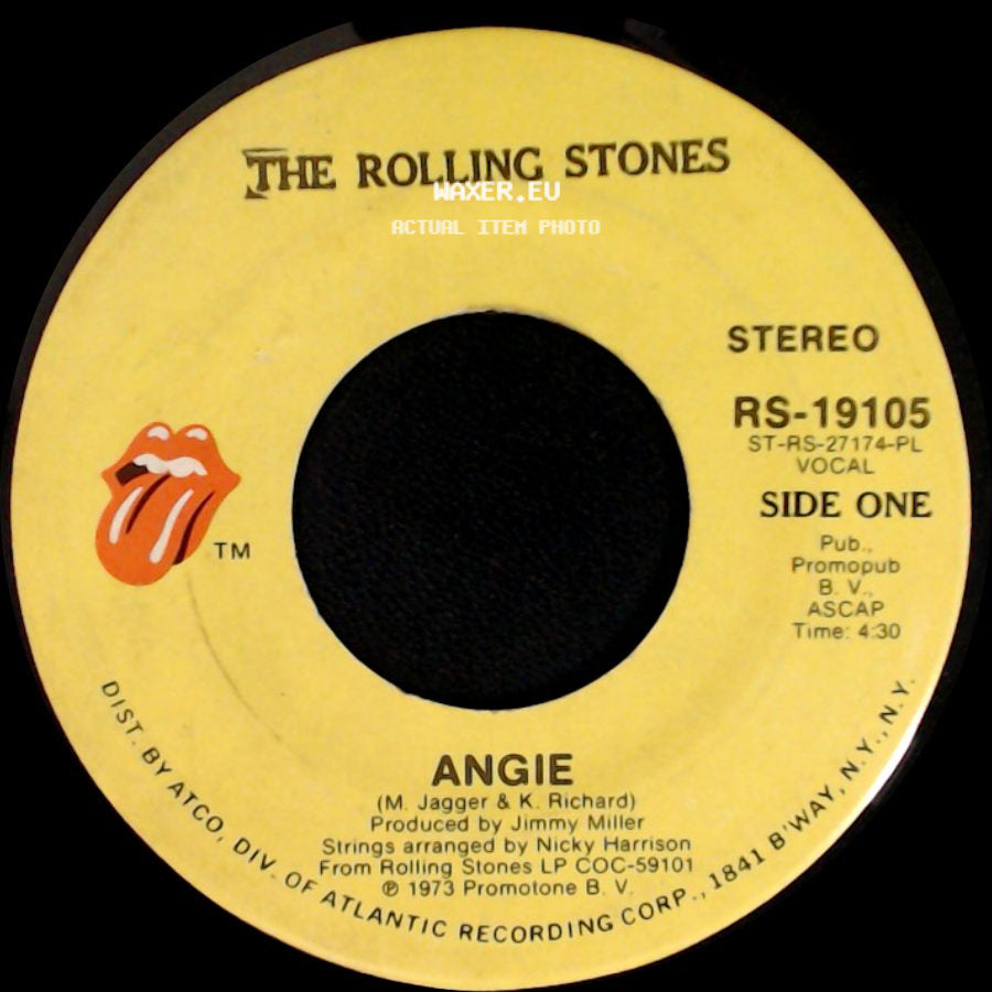 The Rolling Stones - Angie / Silver Train side A