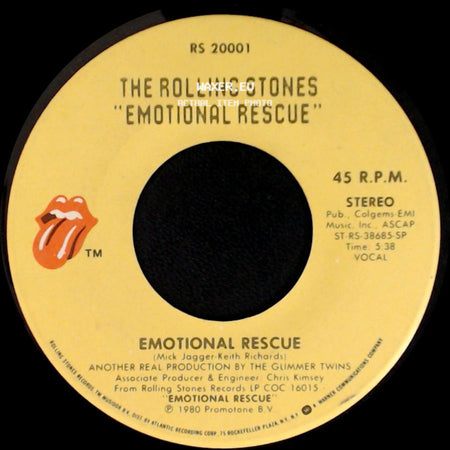 The Rolling Stones - Emotional Rescue / Emotional Rescue side B