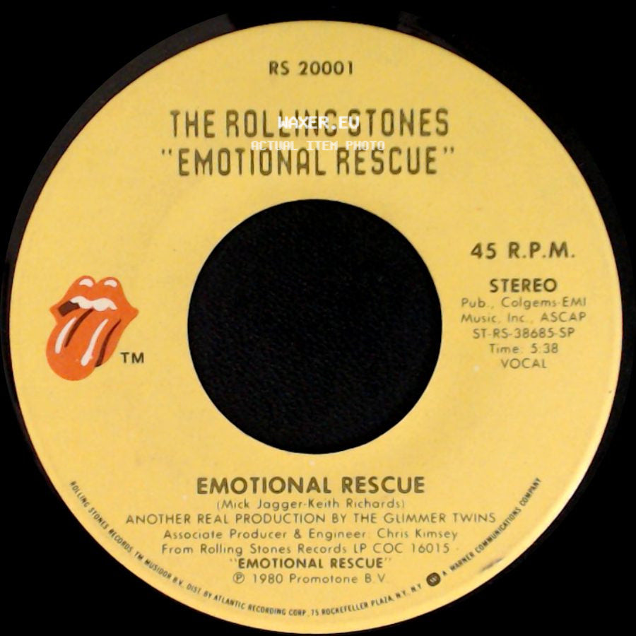 The Rolling Stones - Emotional Rescue / Emotional Rescue side B