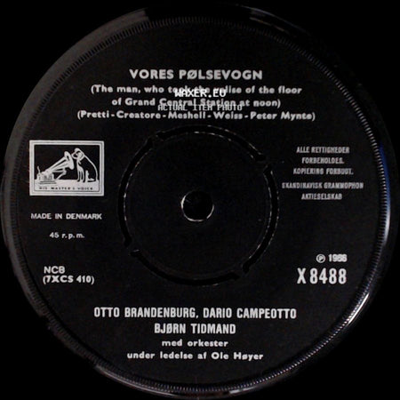 Otto Brandenburg, Dario Campeotto, Bjørn Tidmand - En U-Båd, Der Er Gul (Yellow Submarine) / Vores Pølsevogn side B