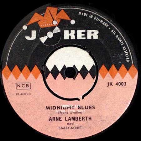 Arne Lamberth Med Saaby-Koret / Arne Lamberth - Midnight Blues / Russian Folk Song side A