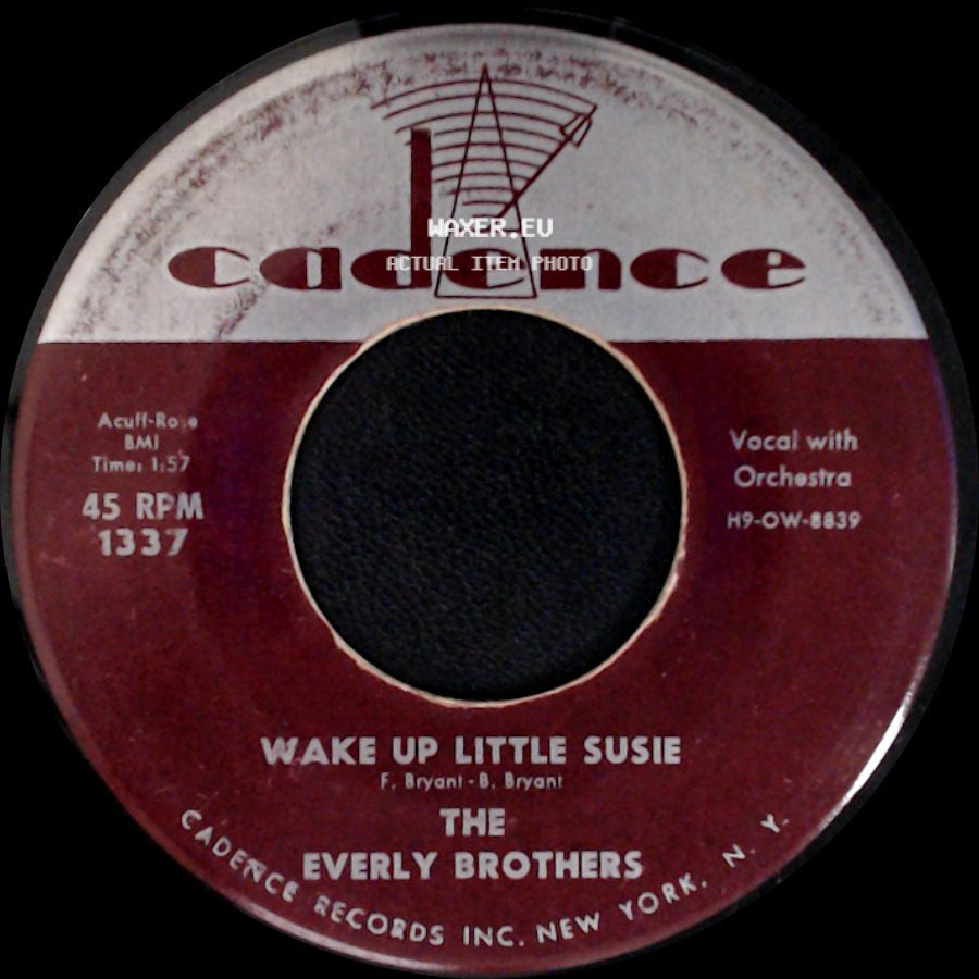 The Everly Brothers - Wake Up Little Susie / Maybe Tomorrow side A
