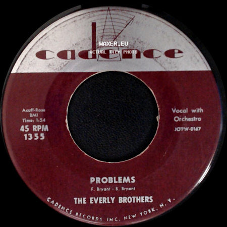The Everly Brothers - Love Of My Life / Problems side B