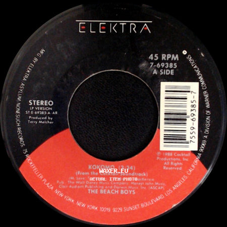 The Beach Boys / Little Richard - Kokomo / Tutti Frutti side A