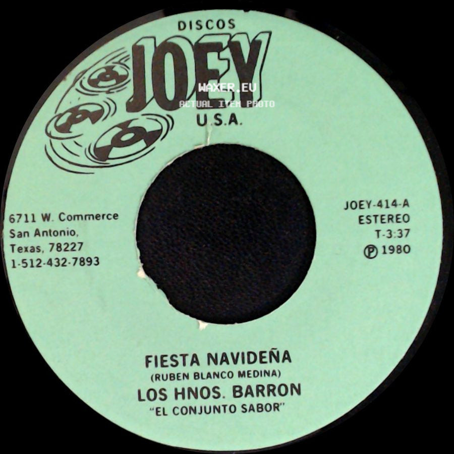 Los Hnos. Barron - Fiesta Navideña / La Enorme Distancia side A