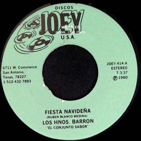 Los Hnos. Barron - Fiesta Navideña / La Enorme Distancia side A