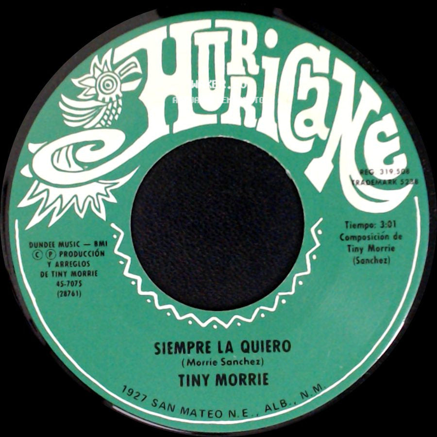 Tiny Morrie - Madrecita, Te Debo Tanto / Siempre La Quiero side B