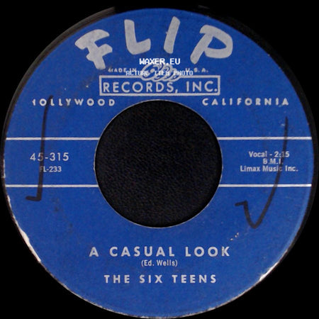 The Six Teens - A Casual Look / Teen Age Promise side A
