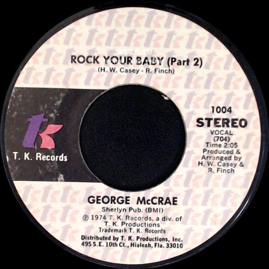 George Mccrae - Rock Your Baby (Part 2) / Rock Your Baby side A