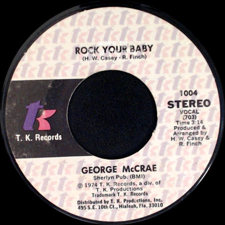 George Mccrae - Rock Your Baby (Part 2) / Rock Your Baby side B