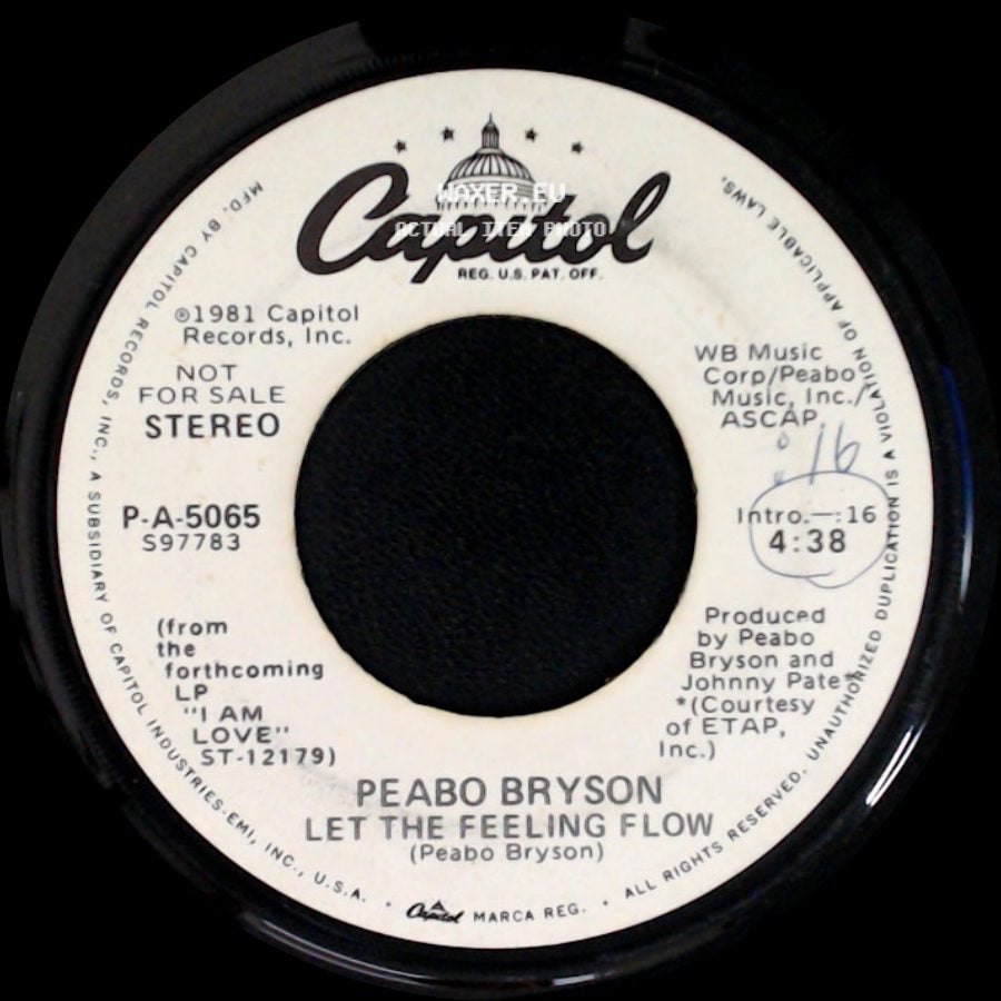 Peabo Bryson - Let The Feeling Flow / Let The Feeling Flow side A