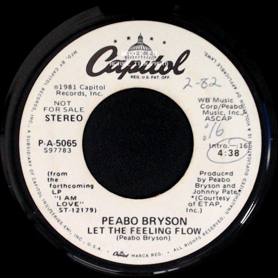Peabo Bryson - Let The Feeling Flow / Let The Feeling Flow side B