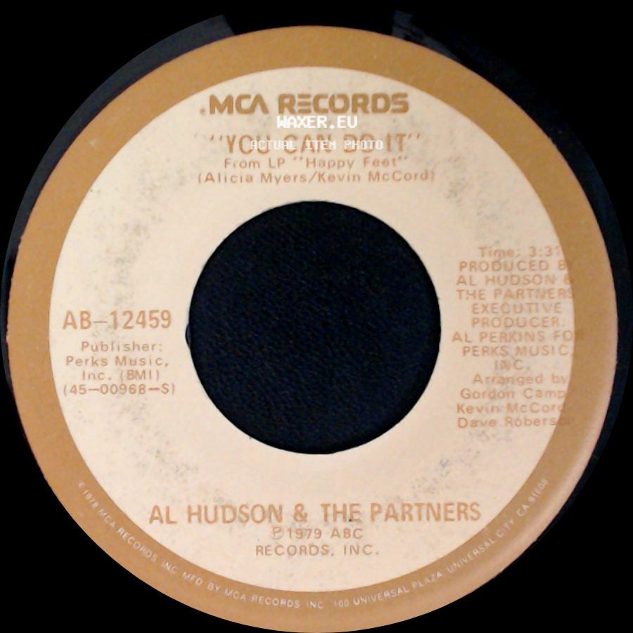 Al Hudson & The Partners - I Don't Want You To Leave Me / You Can Do It side B