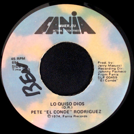 Pete "El Conde" Rodriguez - Los Compadres / Lo Quiso Dios side B