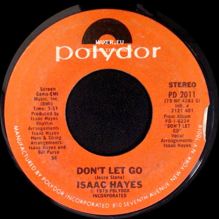 Isaac Hayes - Don't Let Go / You Can't Hold Your Woman side A