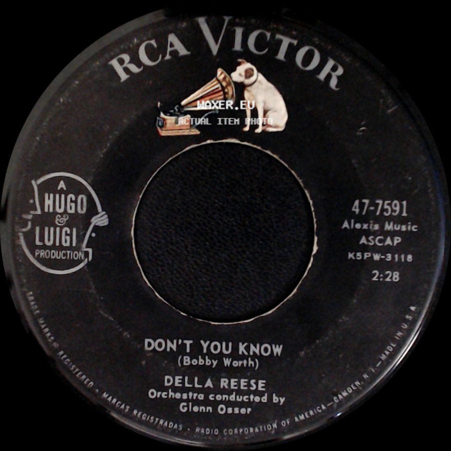 Della Reese - Soldier, Won't You Marry Me? / Don't You Know side B