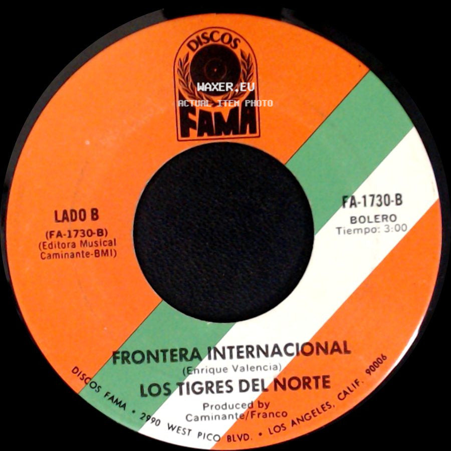 Los Tigres Del Norte - El Hijo Menor / Frontera Internacional side B