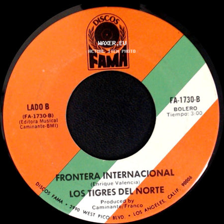 Los Tigres Del Norte - El Hijo Menor / Frontera Internacional side B