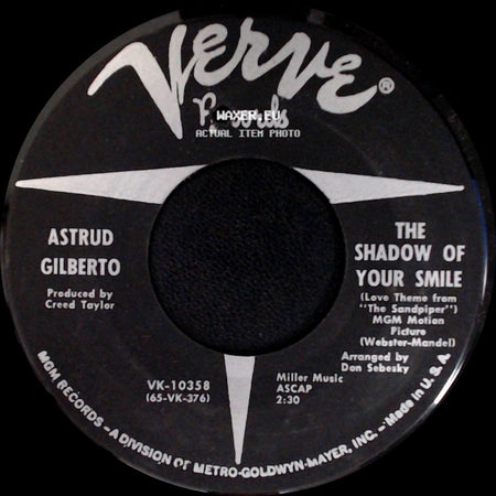 Astrud Gilberto - The Shadow Of Your Smile / O Ganso side A