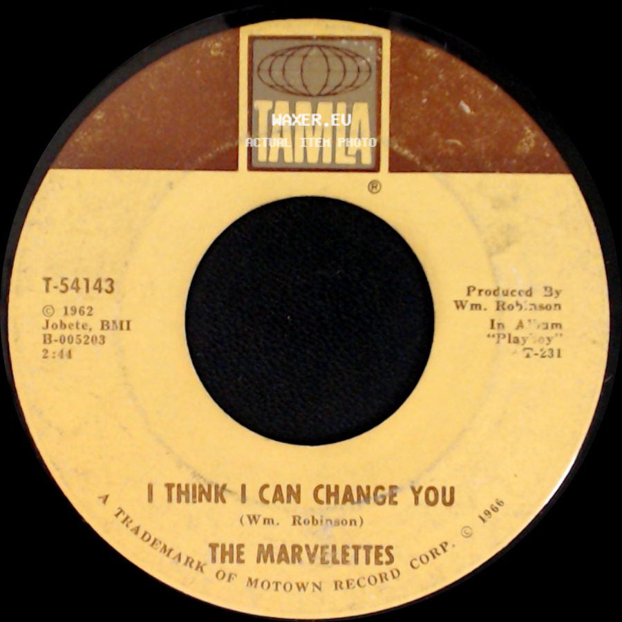 The Marvelettes - I Think I Can Change You / The Hunter Gets Captured By The Game side A