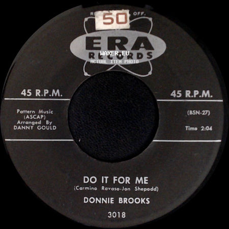 Donnie Brooks - Do It For Me / Mission Bell side A