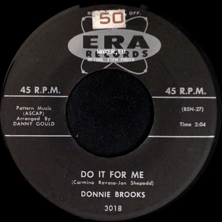 Donnie Brooks - Do It For Me / Mission Bell side A