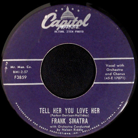 Frank Sinatra - Witchcraft / Tell Her You Love Her side B