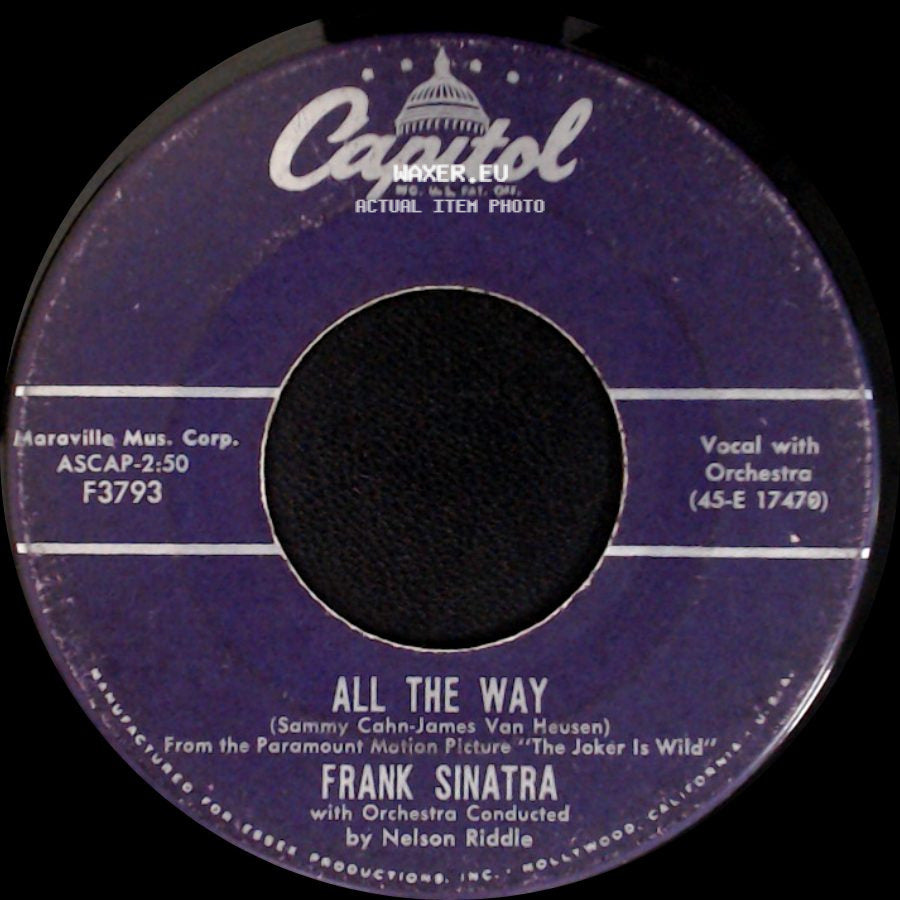 Frank Sinatra - All The Way / Chicago side A