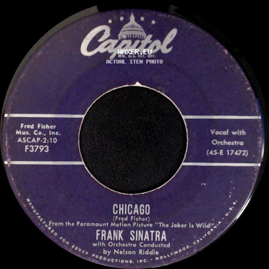 Frank Sinatra - All The Way / Chicago side B