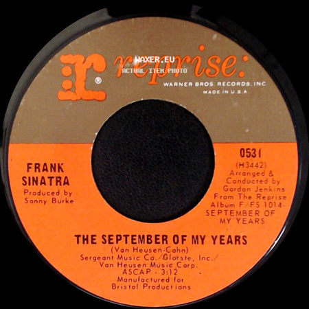 Frank Sinatra - The September Of My Years / That's Life side A