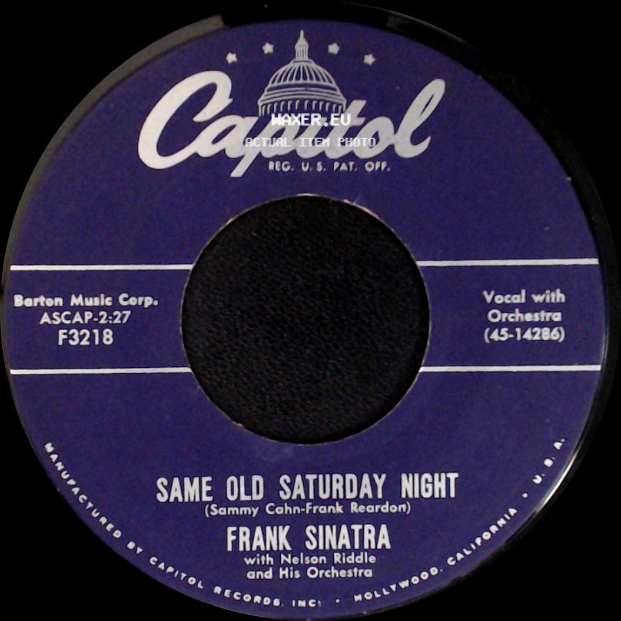 Frank Sinatra - Same Old Saturday Night / Fairy Tale side A