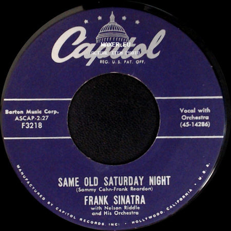 Frank Sinatra - Same Old Saturday Night / Fairy Tale side A
