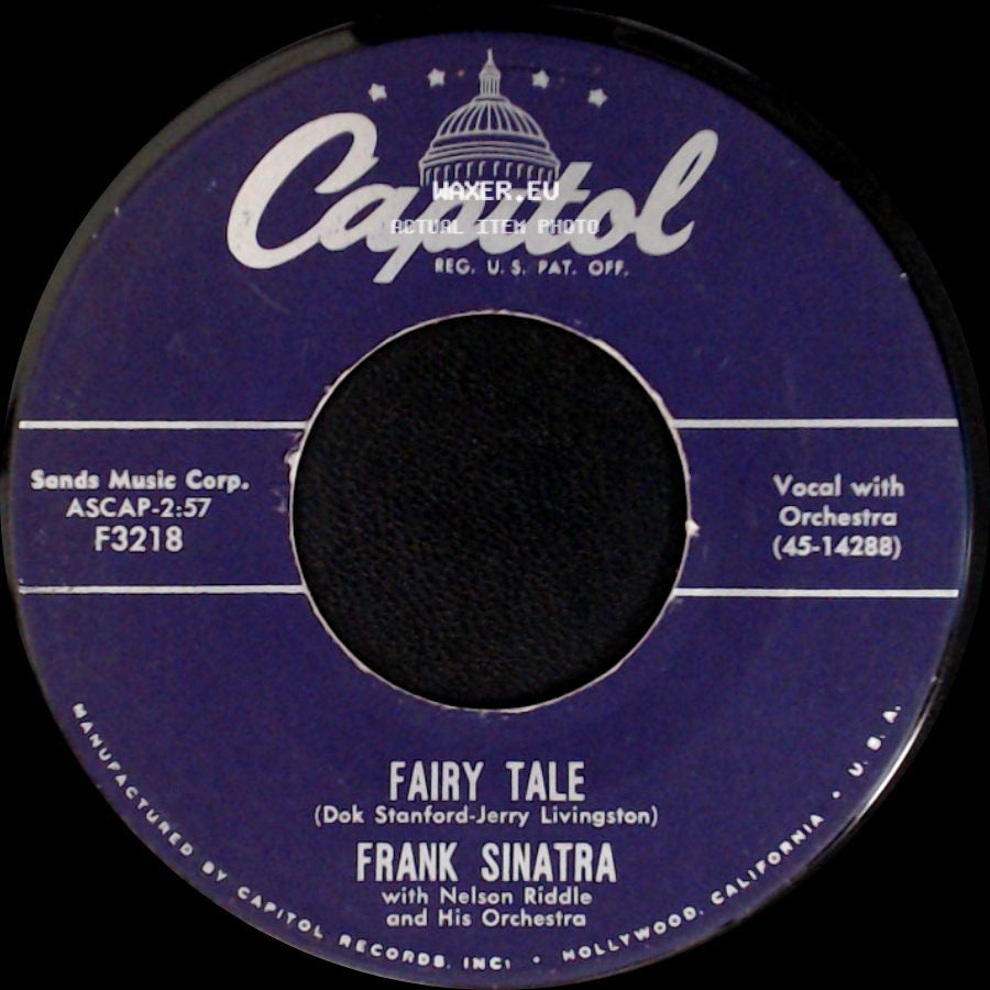 Frank Sinatra - Same Old Saturday Night / Fairy Tale side B