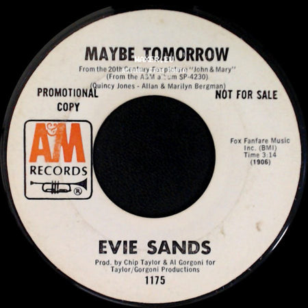 Evie Sands - But You Know I Love You / Maybe Tomorrow side B