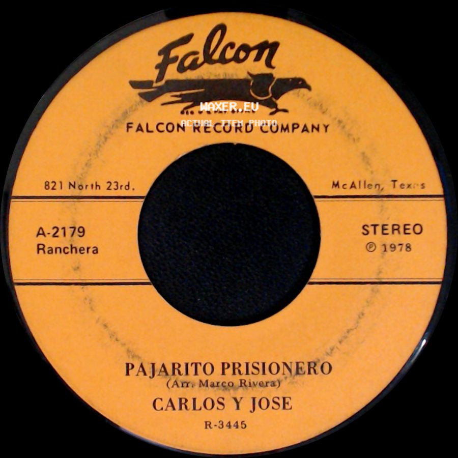 Carlos Y Jose - Contando Billetes / Pajarito Prisionero side B