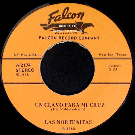 Las Norteñitas - La Pena Mia / Un Clavo Para Mi Cruz side B