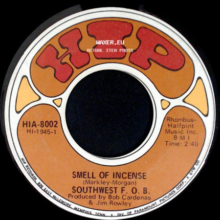 Southwest F.O.B. - Green Skies / Smell Of Incense side B