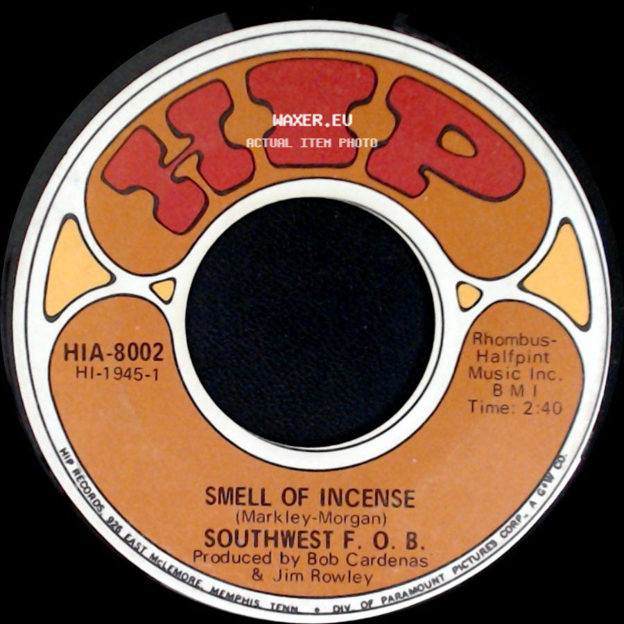 Southwest F.O.B. - Green Skies / Smell Of Incense side B